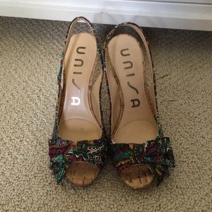 Patterned Summer Heels